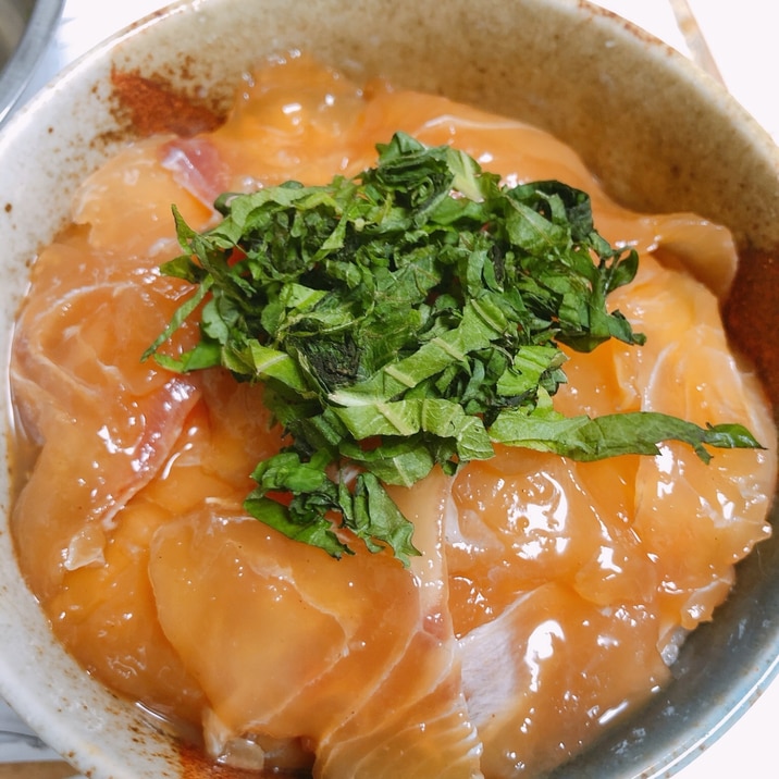 前日に漬けとくだけ☆鯛の漬け丼